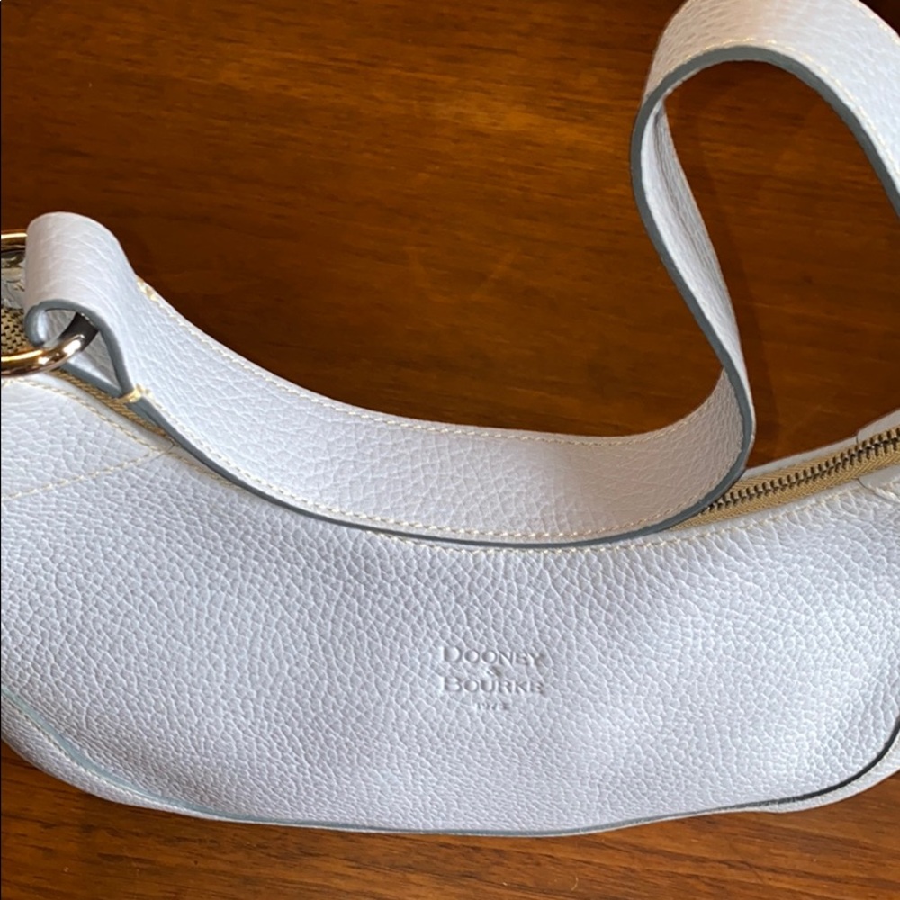 Dooney & Burke Light Blue Leather Hobo